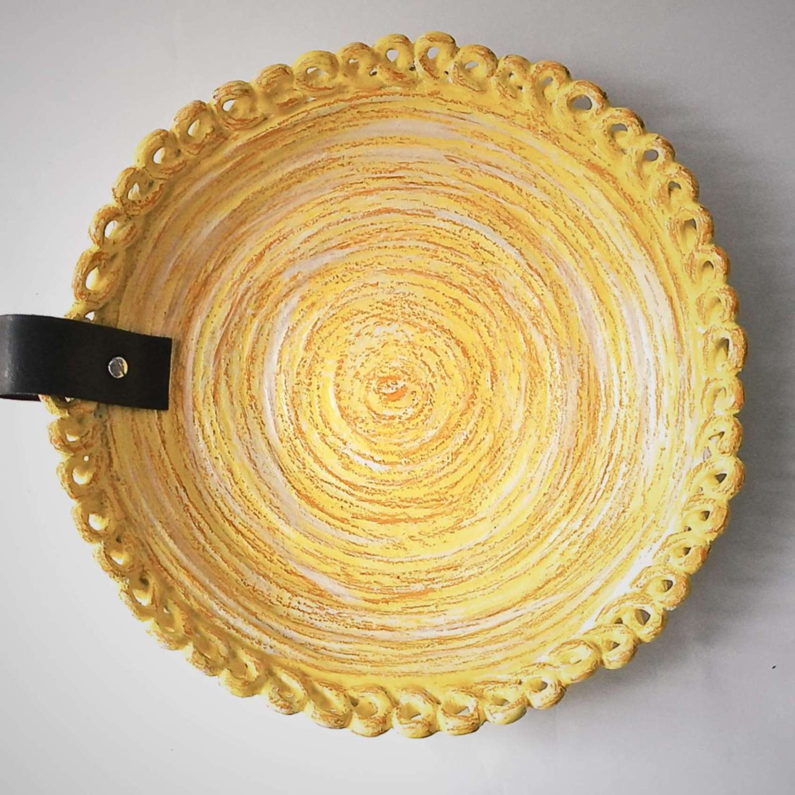 Bandeja Texturizada Amarela