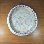 Bandeja Branca Com Trançado