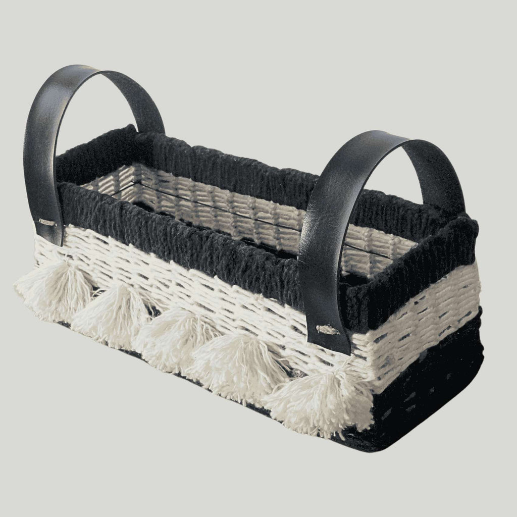 Cesto Decorativo Retangular Boho