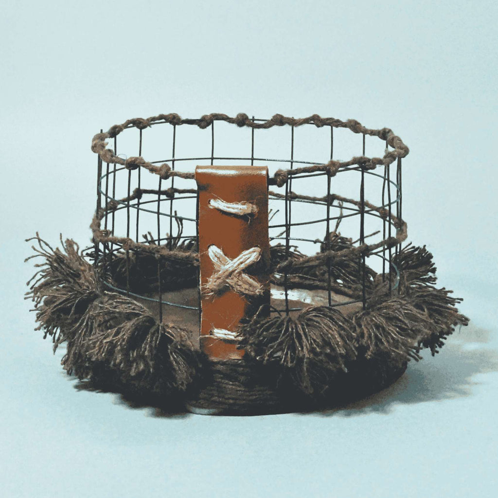 Cesto Aramado Marrom