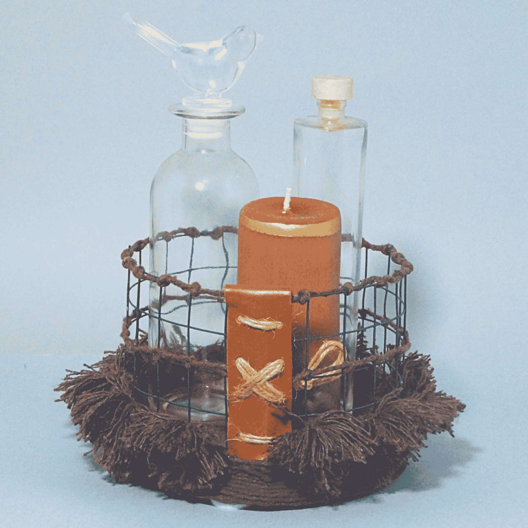 Cesto Aramado Marrom