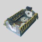 Cesto Organizador Com Estampa Floral