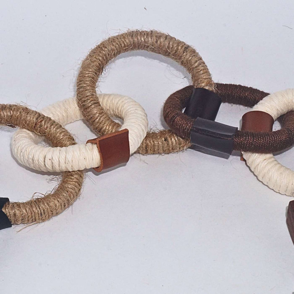 Colar De Mesa Rústico Floral