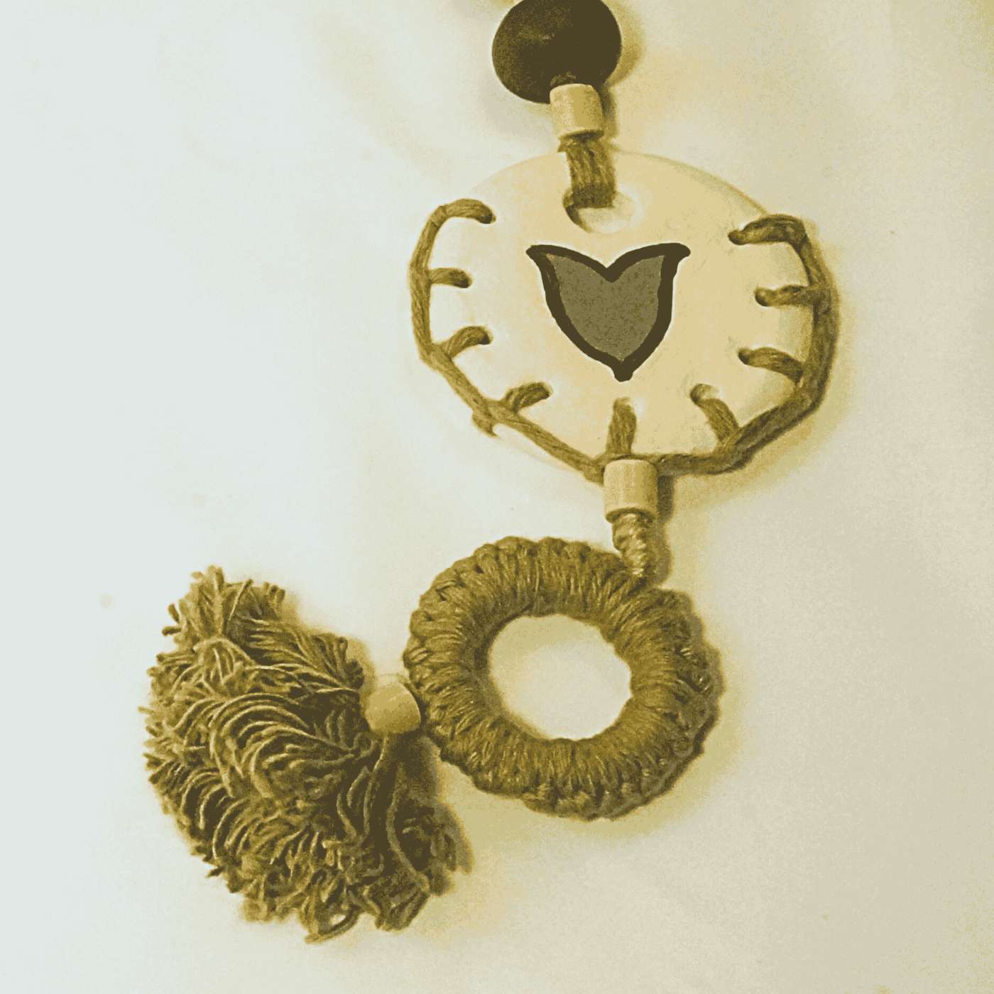 Colar De Mesa Rústico Natural