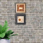 Quadro Texturizado Figura Rupestre Ave