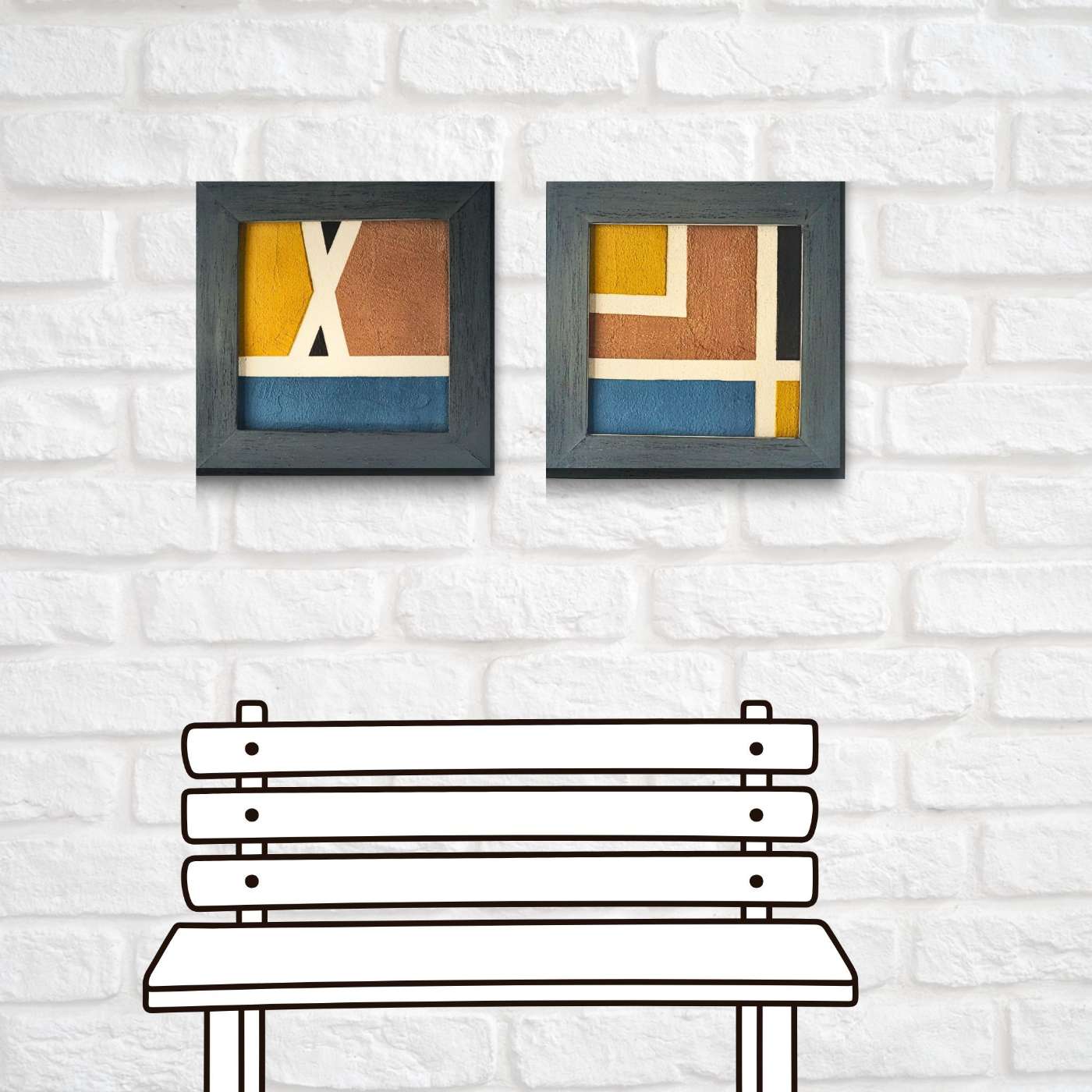 Quadro Texturizado Abstrato