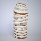 Vaso Decorativo Tubo Com Grafismos