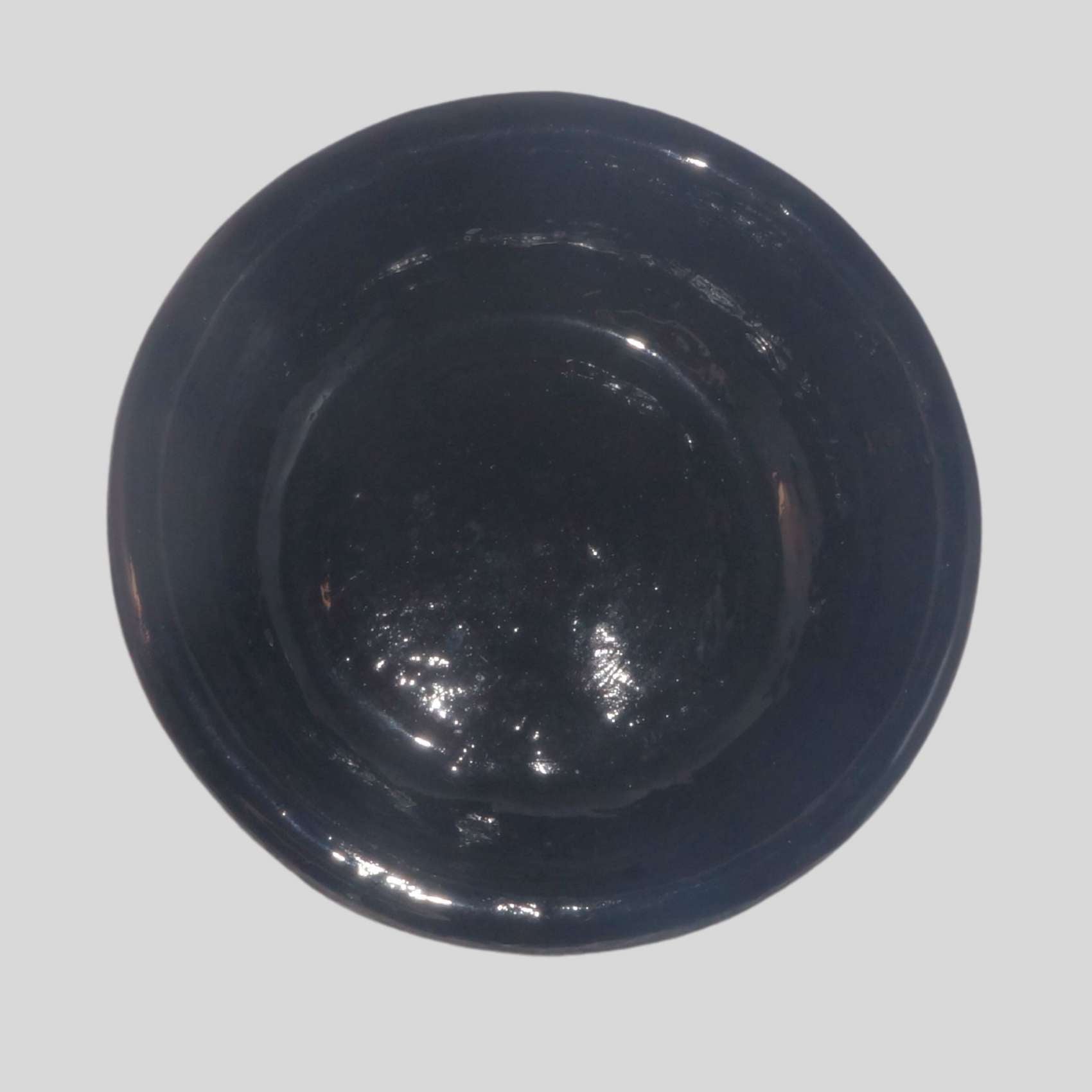 Castiçal Decorativo Preto Com Juta