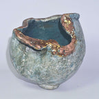 Vaso Rústico Fragmento Azul