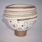 Vaso Decorativo Tulipa Com Grafismos