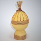 Porta Bijoux Ocre Com Juta