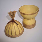 Porta Bijoux Ocre Com Juta