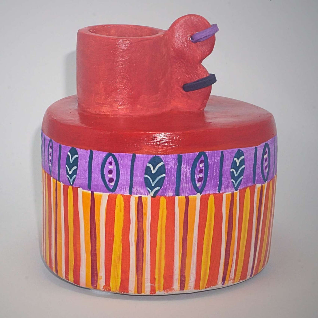 Vaso Com Bojo E Estampa