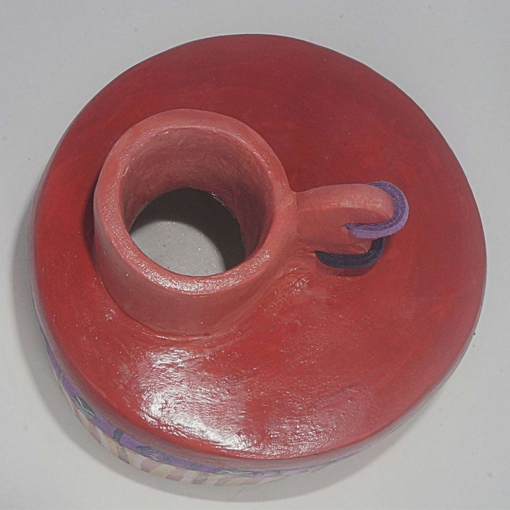 Vaso Com Bojo E Estampa