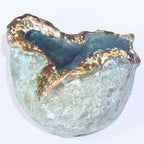 Vaso Rústico Drusa Azul