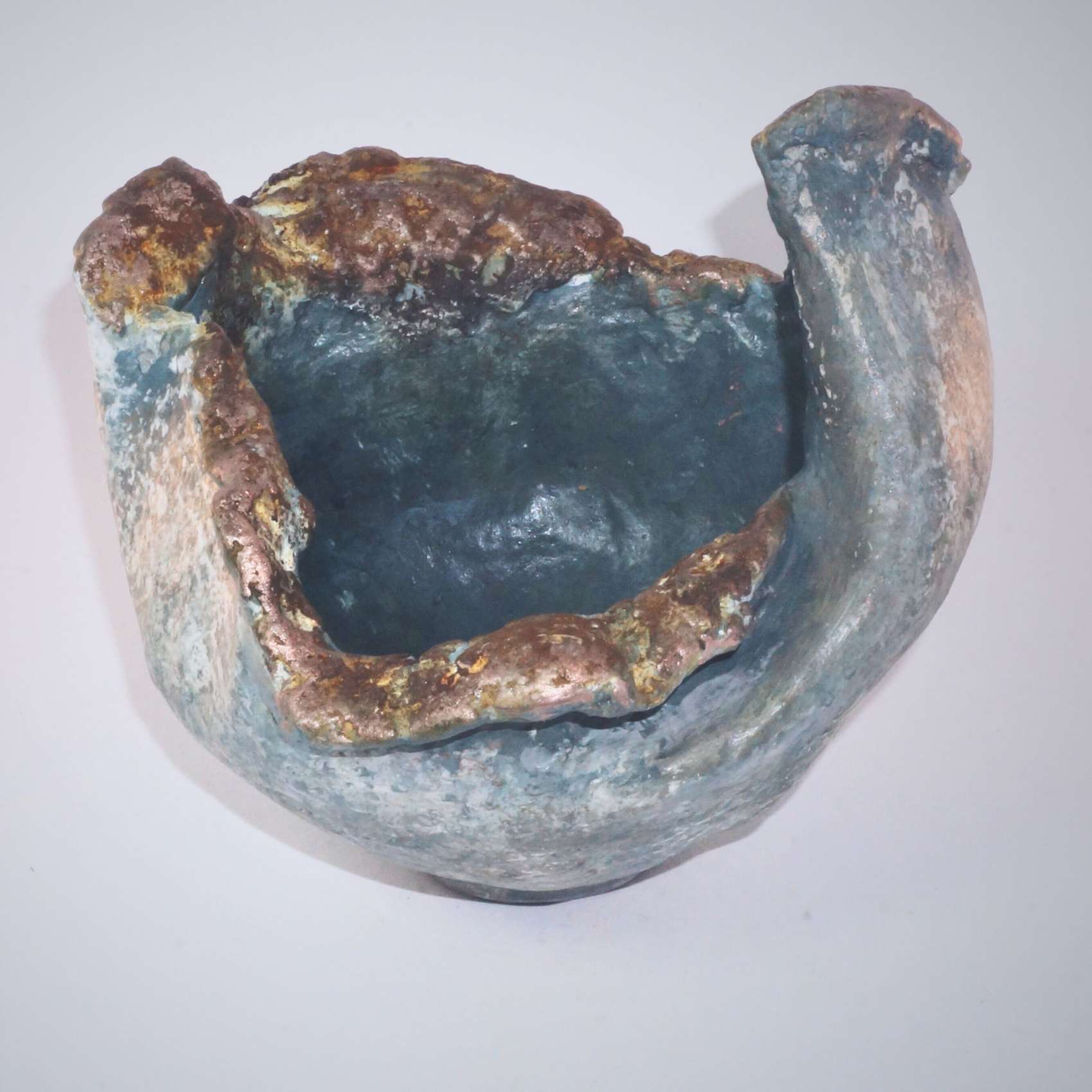 Vaso Rústico Roca Com Textura Natural