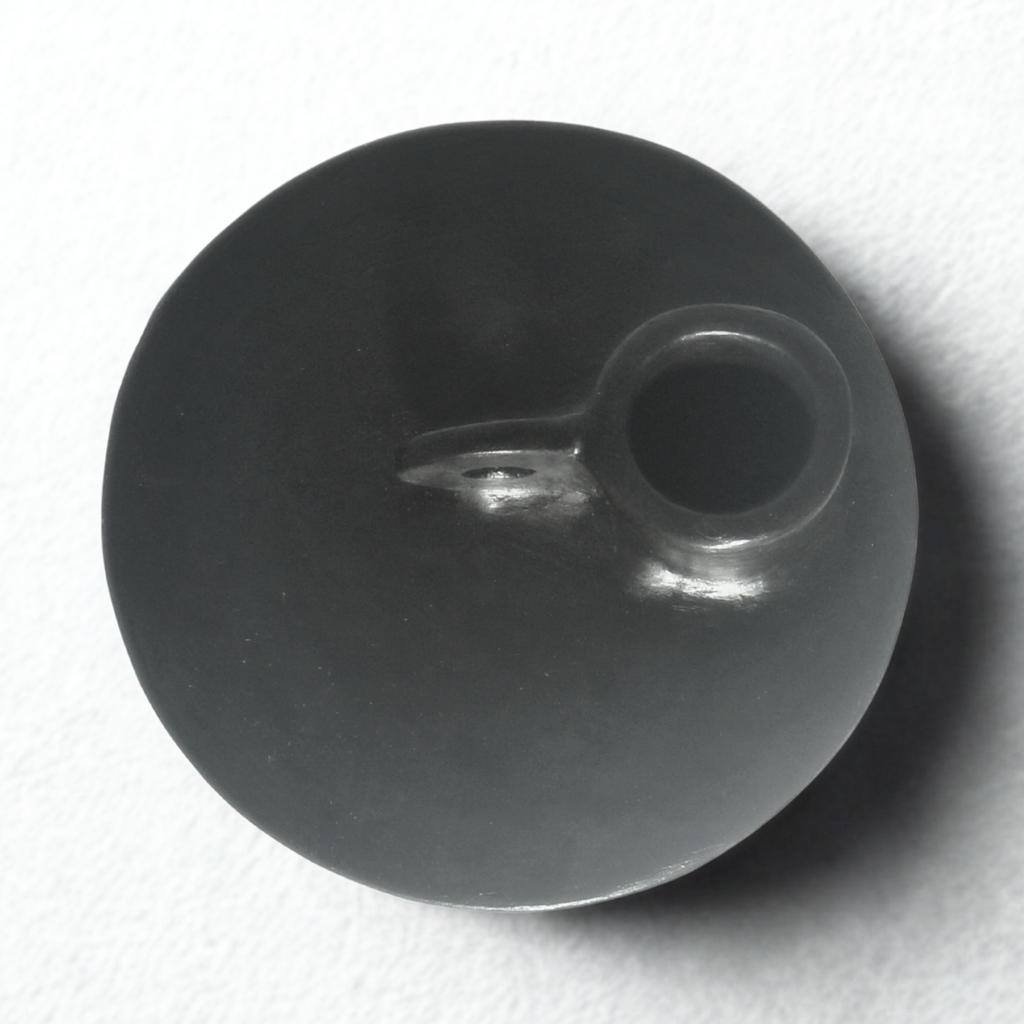 Vaso Grafite Com Alça Lateral