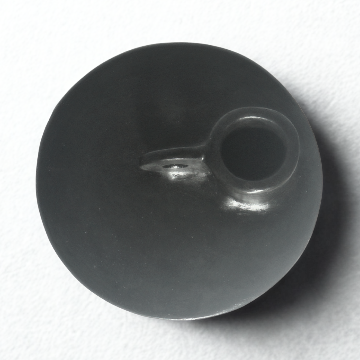 Vaso Grafite Com Alça Lateral