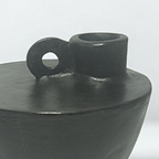 Vaso Grafite Com Alça Lateral