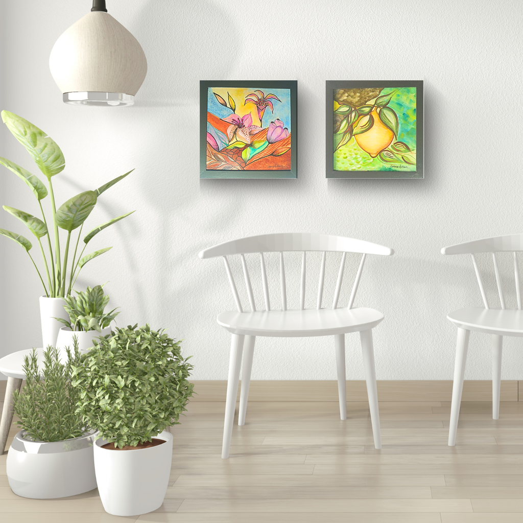 Quadro Decorativo Jardim Tropical