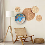 Prato Decorativo De Parede Vaso De Flores