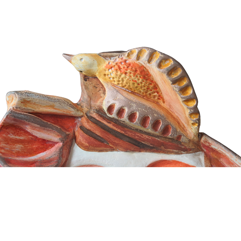 Máscara Decorativa de Parede Deusa Vesta – Elemento Fogo