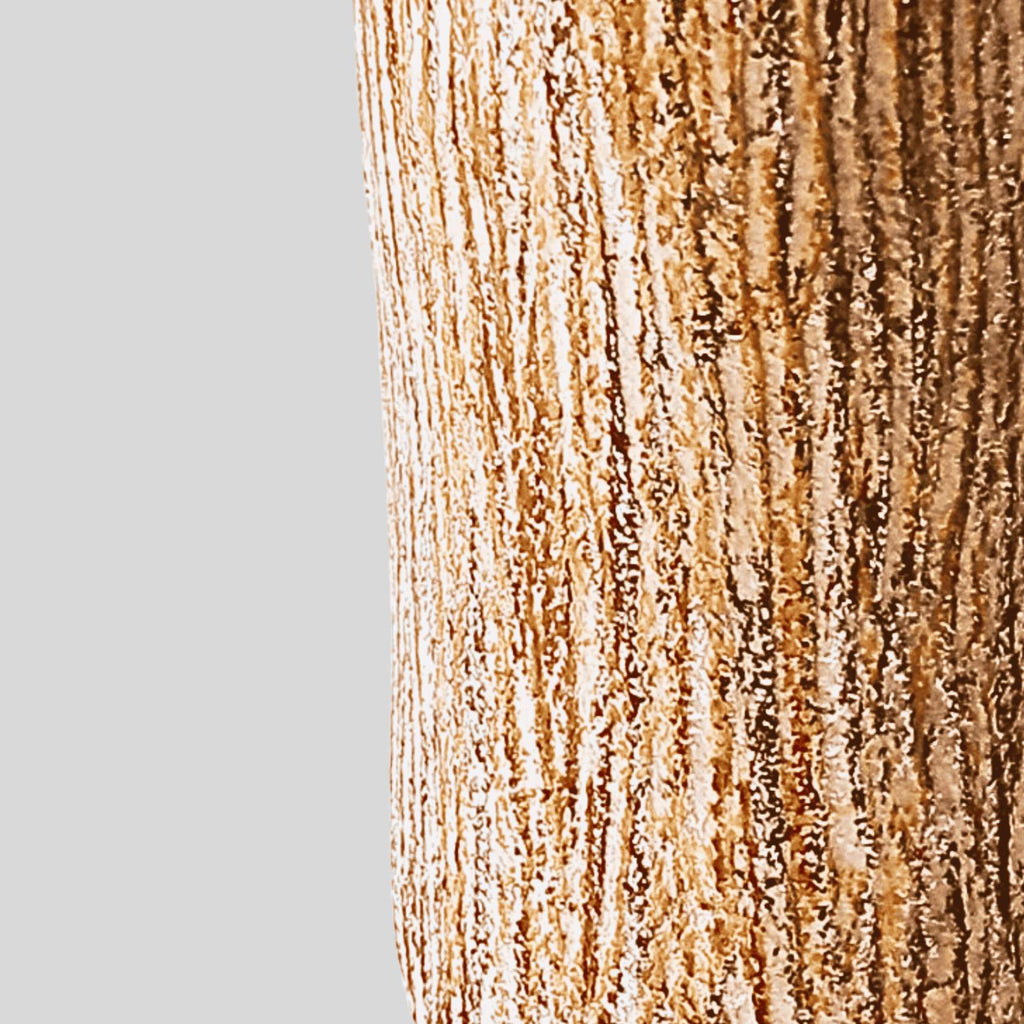 Vaso Tubo Texturizado Ocre