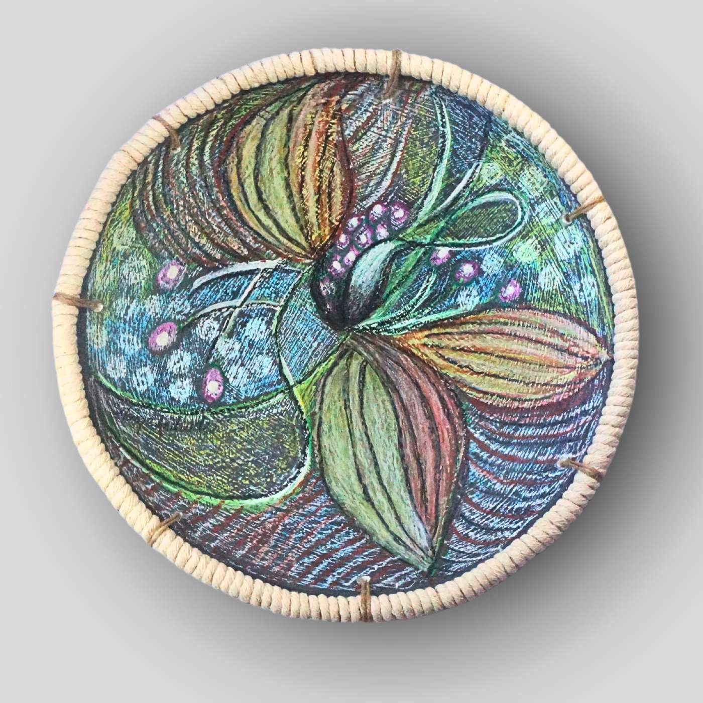 Prato Decorativo Para Parede Floral Orquídea