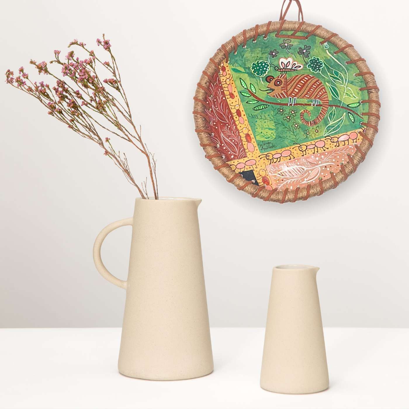 Prato Decorativo De Parede Camaleão