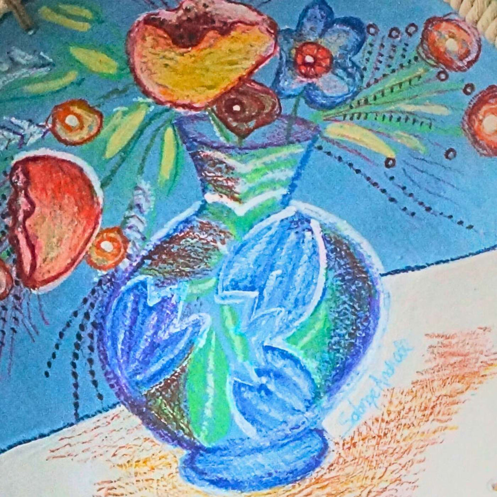 Prato Decorativo De Parede Vaso De Flores