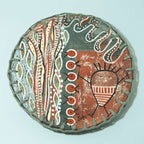 Prato Decorativo De Parede Arte Rupestre