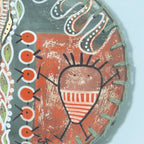 Prato Decorativo De Parede Arte Rupestre