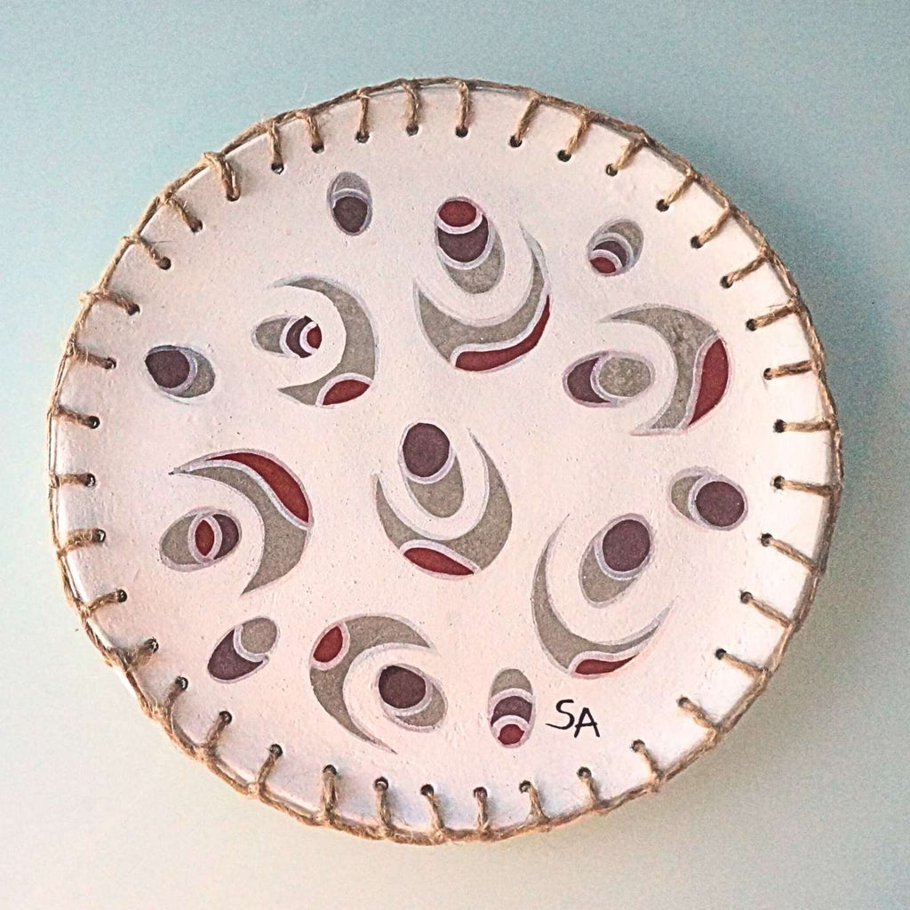 Prato Decorativo De Parede Abstrato