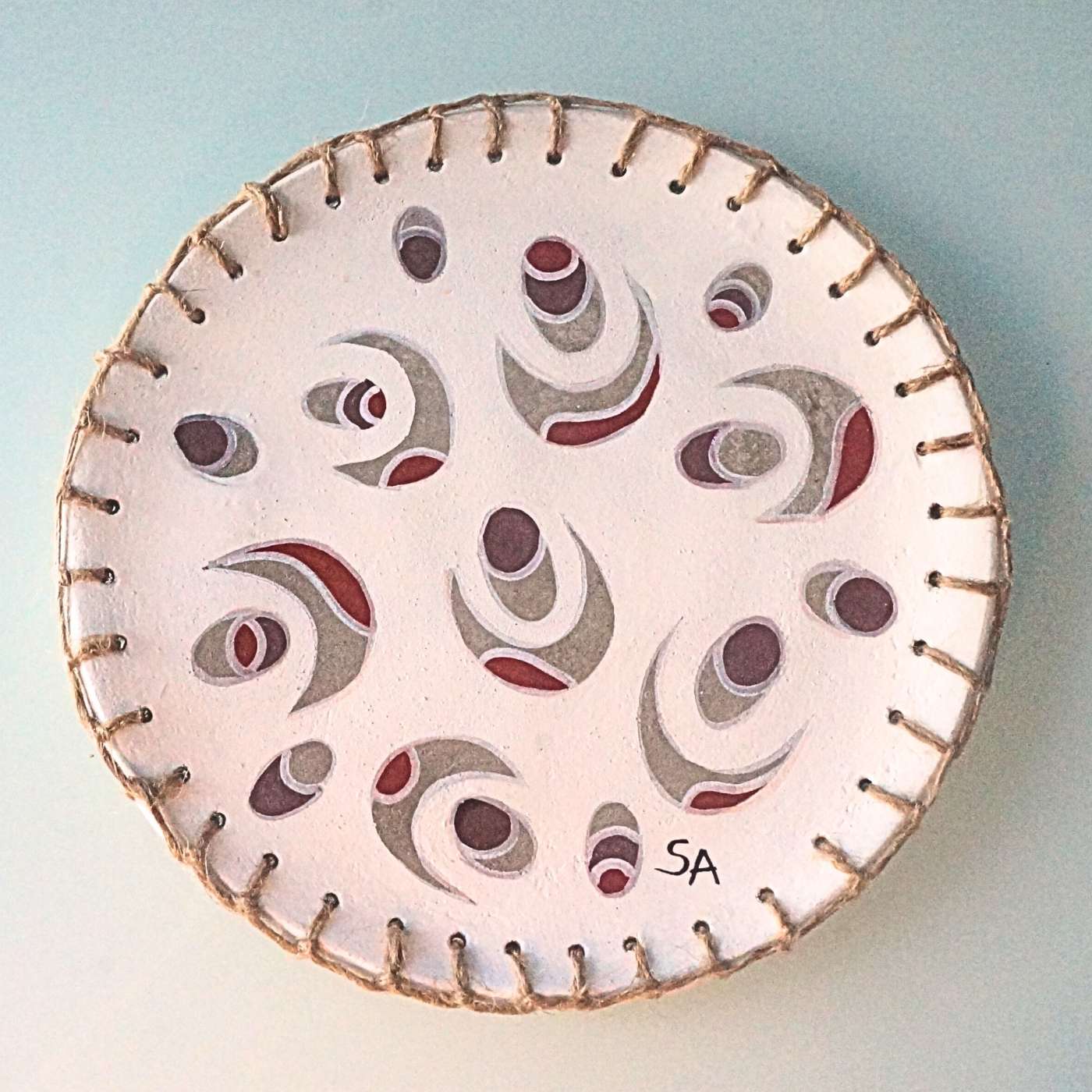 Prato Decorativo De Parede Abstrato