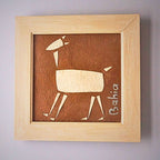 Quadro Texturizado Figura De Animal