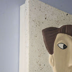 Placa Decorativa De Parede Figura Feminina