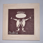 Quadro Texturizado Figura Humana