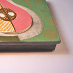 Placa Decorativa De Parede Fruta Estilizada Pera