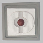 Kit De Quadros Geométricos Cinza