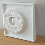 Kit De Quadros Geométricos Em Relevo Nude