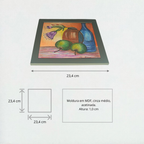 Quadro Decorativo Aquarela Cena Do Cotidiano.