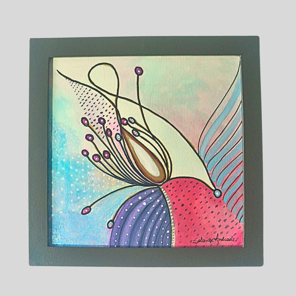 Quadro Decorativo Aquarela Orquídea