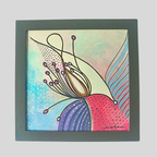 Quadro Decorativo Aquarela Orquídea