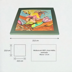 Quadro Decorativo Jardim Tropical