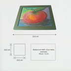 Quadro Decorativo Aquarela Maça